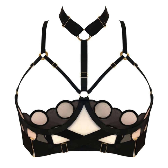 NWOT Bordelle Bubble Harness Open Design Bra - Limited Time